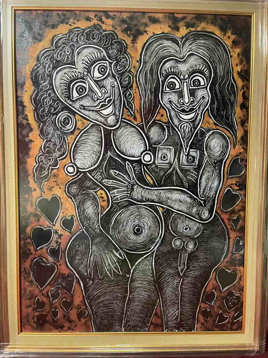 Фантастичното творчество на Ставри Калинов в изложбата Post Mortem